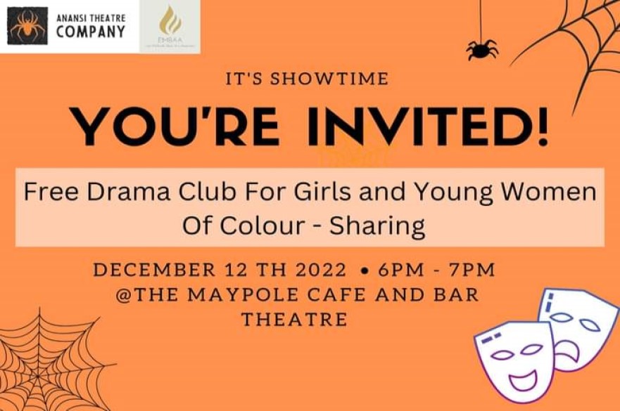 Free Drama Club for Girls and Young Women of Colour