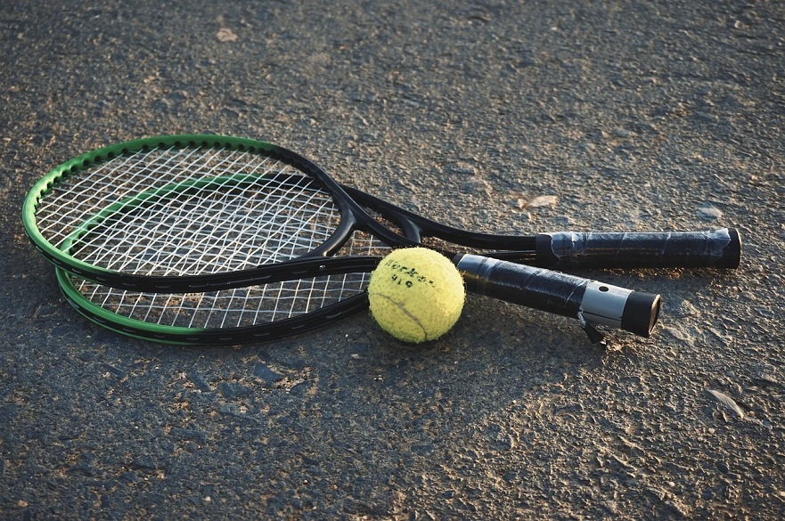 Tennis Racket and Ball